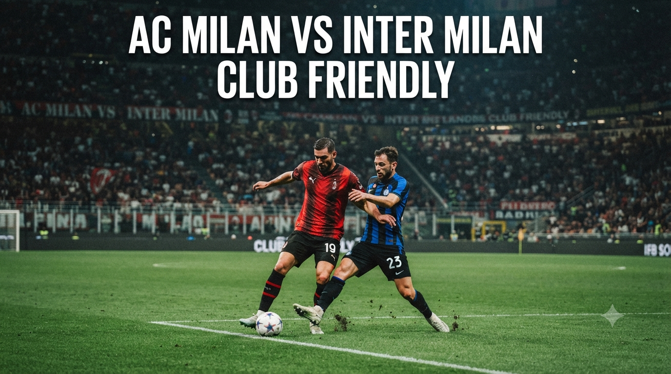 AC Milan vs Inter Milan Club Friendly Sore Ini Pukul 18.00 WIB dan Streaming Jalalive Siap Menghadirkan Atmosfer Derby Italia