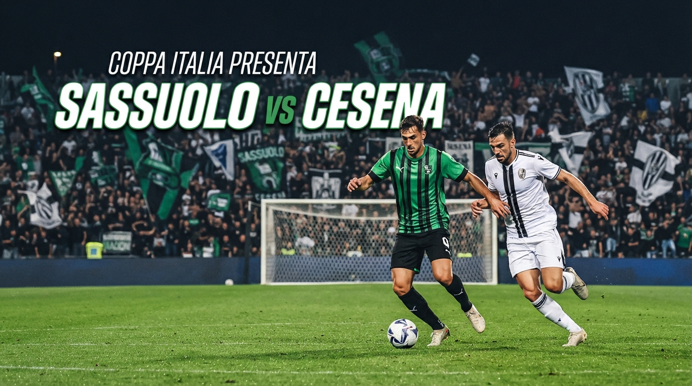 Sassuolo vs Cesena Coppa Italia Malam Ini Pukul 23.30 WIB – Ikuti Streaming dan Berita Pertandingan Terbaru Bersama Jalalive